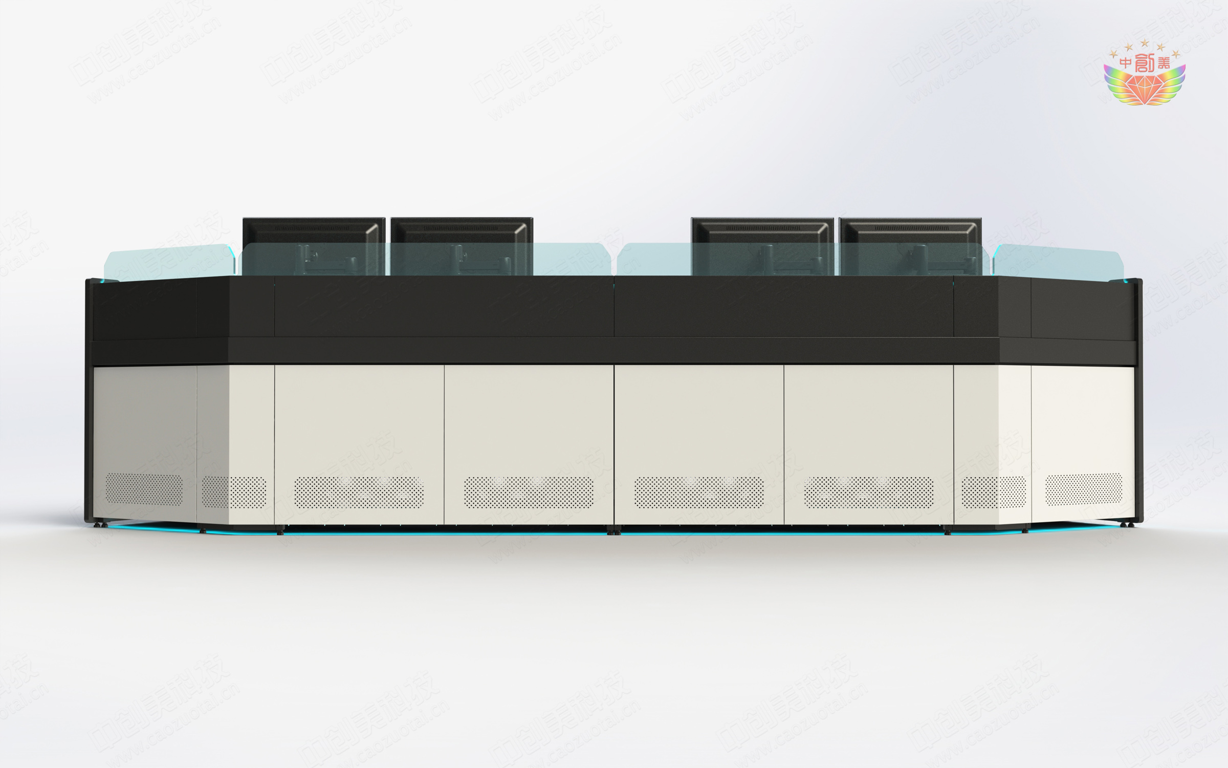 指揮中心控制臺(tái)設(shè)計(jì)圖